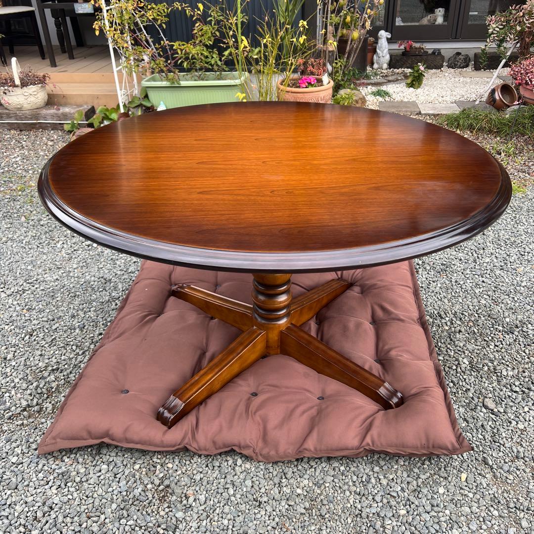 karimoku カリモク コロニアル ラウンドテーブル オールド 95年製