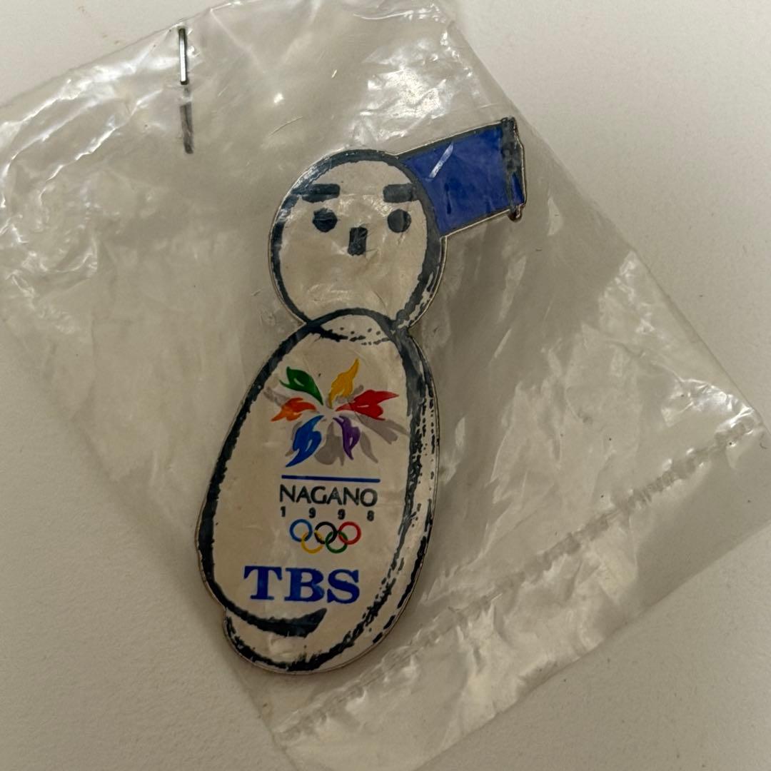 増*★様 匿名配送料込☆1998年冬季長野オリンピック ピンバッジ TBS雪だる