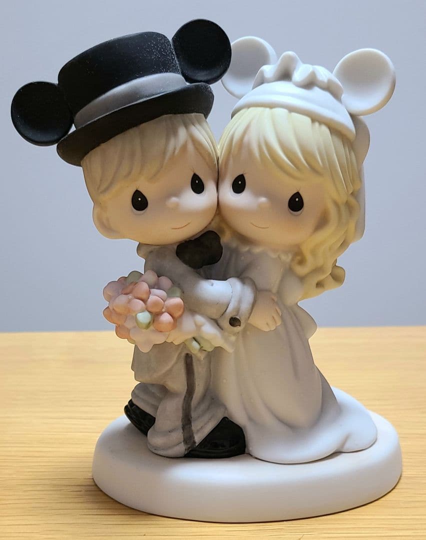 プレシャスモーメンツミッキー ミニーウェディング置物