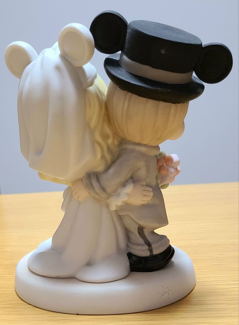 プレシャスモーメンツミッキー ミニーウェディング置物