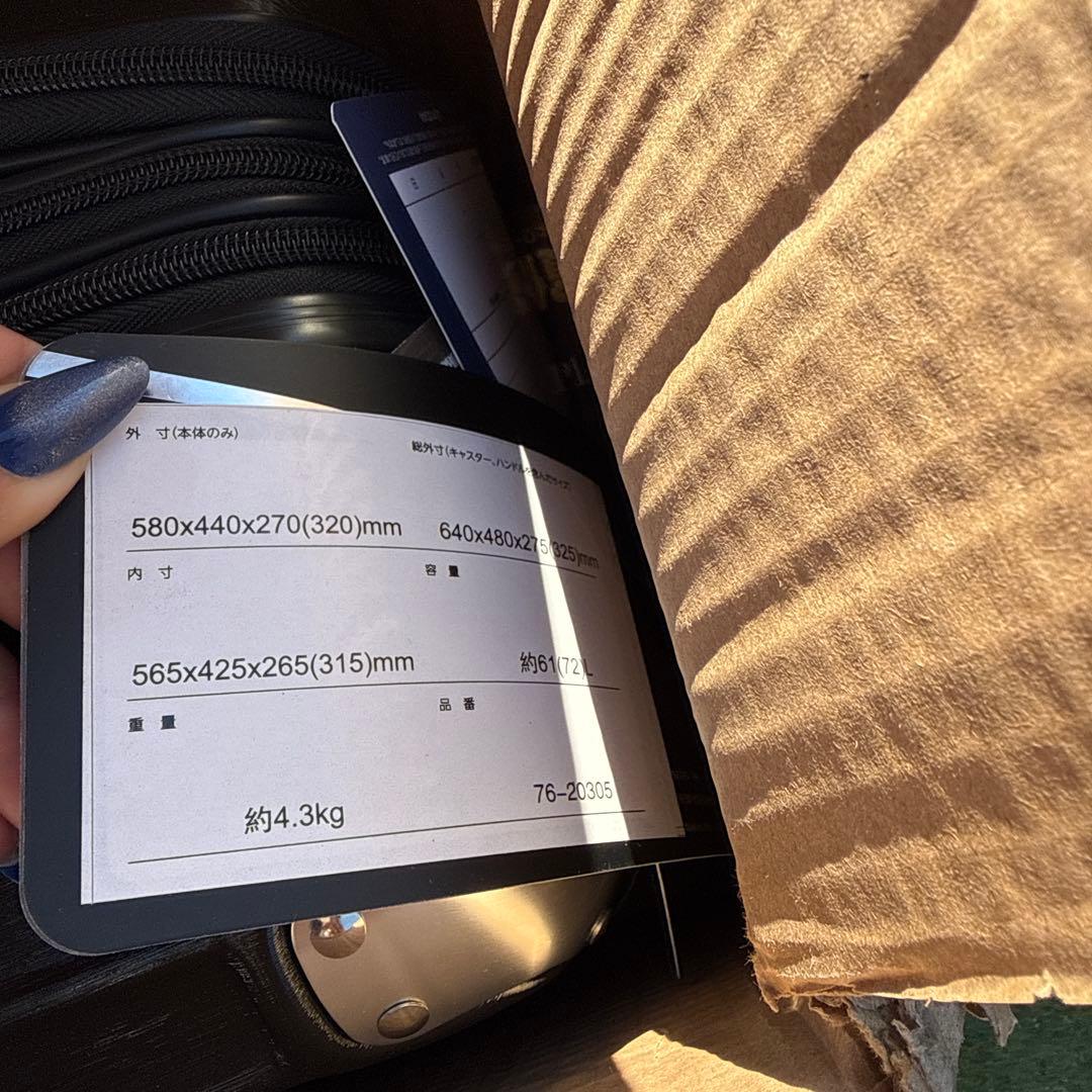 トラベリスト　TRAVELSIT キャリーケース 72L