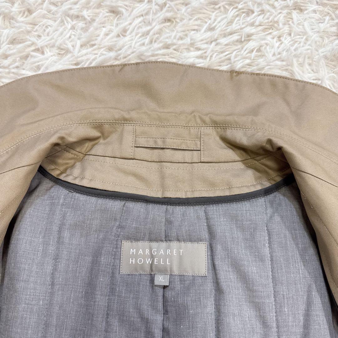 【美品】マーガレットハウエル ステンカラーコート ライナー付き XL