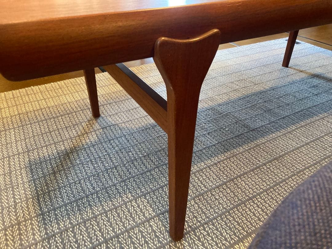 【北欧ビンテージ】ローテーブル コーヒーテーブル 伸長式 デンマーク製 美品