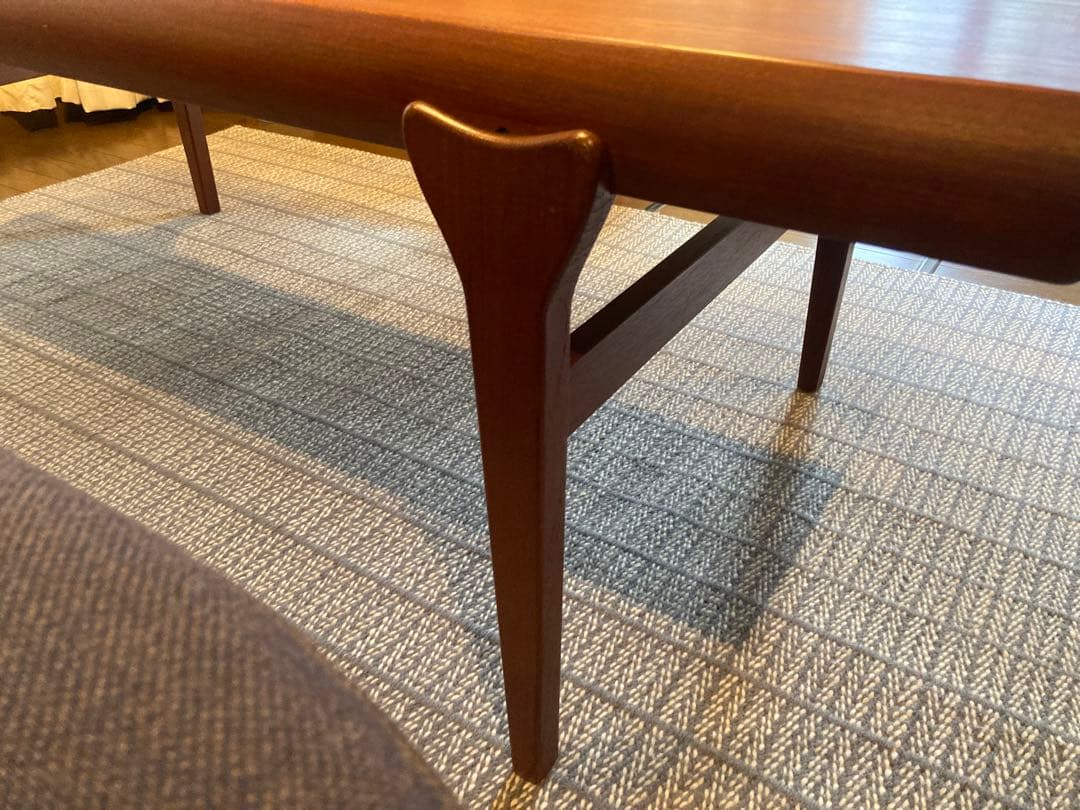 【北欧ビンテージ】ローテーブル コーヒーテーブル 伸長式 デンマーク製 美品