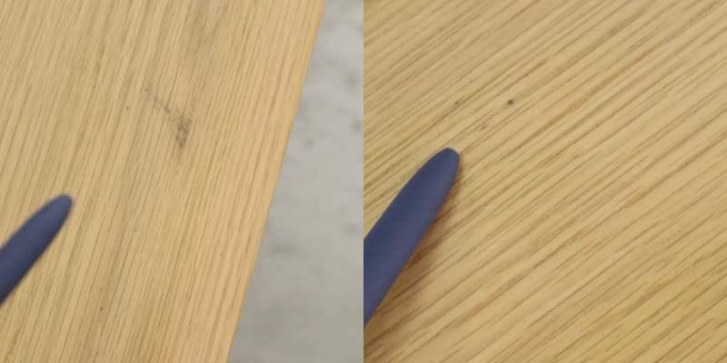 展示品 22年製 ウニコ ロム ダイニングテーブル W1200 オーク材