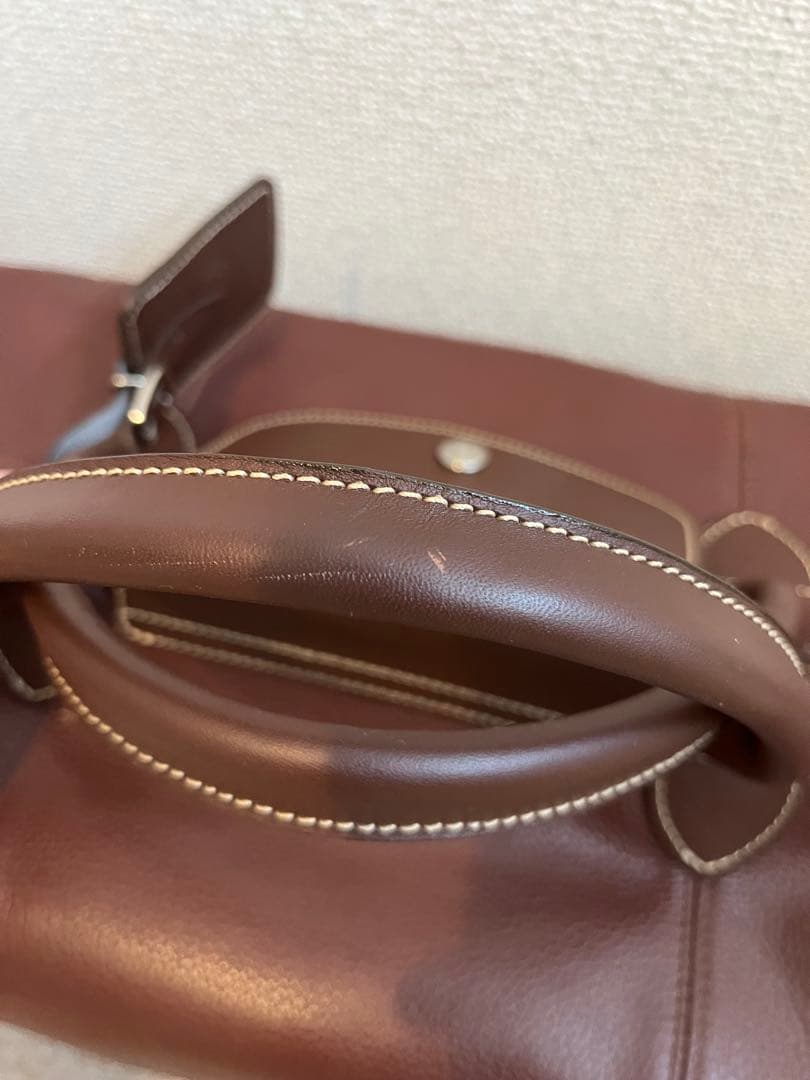 ロンシャン　バッグ　ブラウン