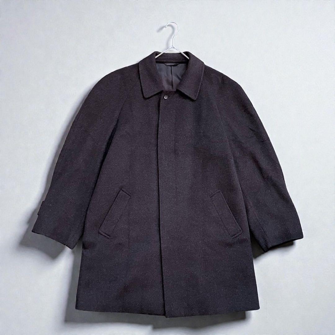 【☆美品☆】 ロングコート カシミヤ100% 裏地キュプラ XLサイズ 日本製