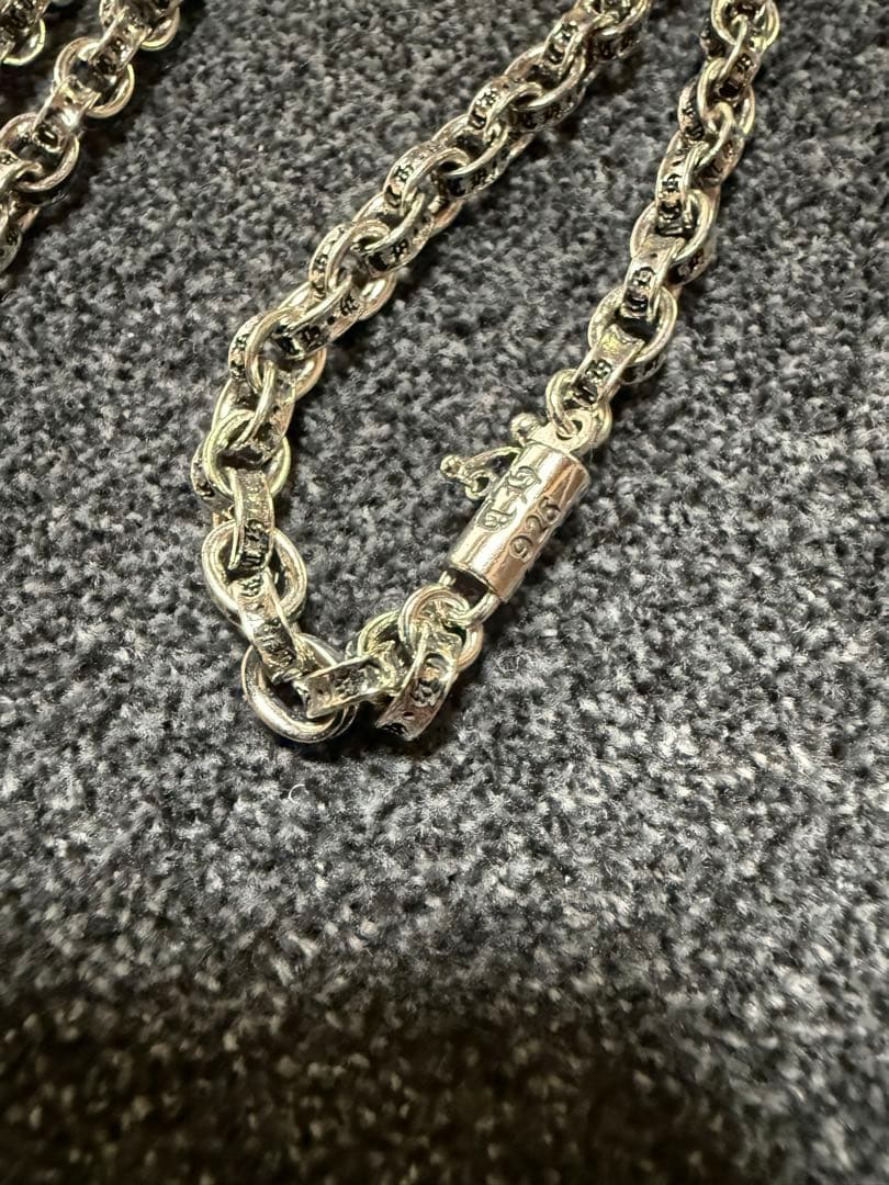 シルバー925 クロス型ペンダント ネックレス