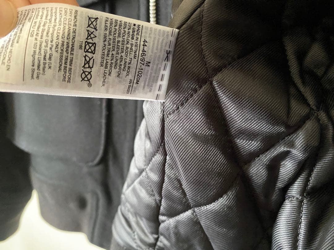 BANANA REPUBLIC バナナリパブリック　メルトンウール　ブルゾン　M