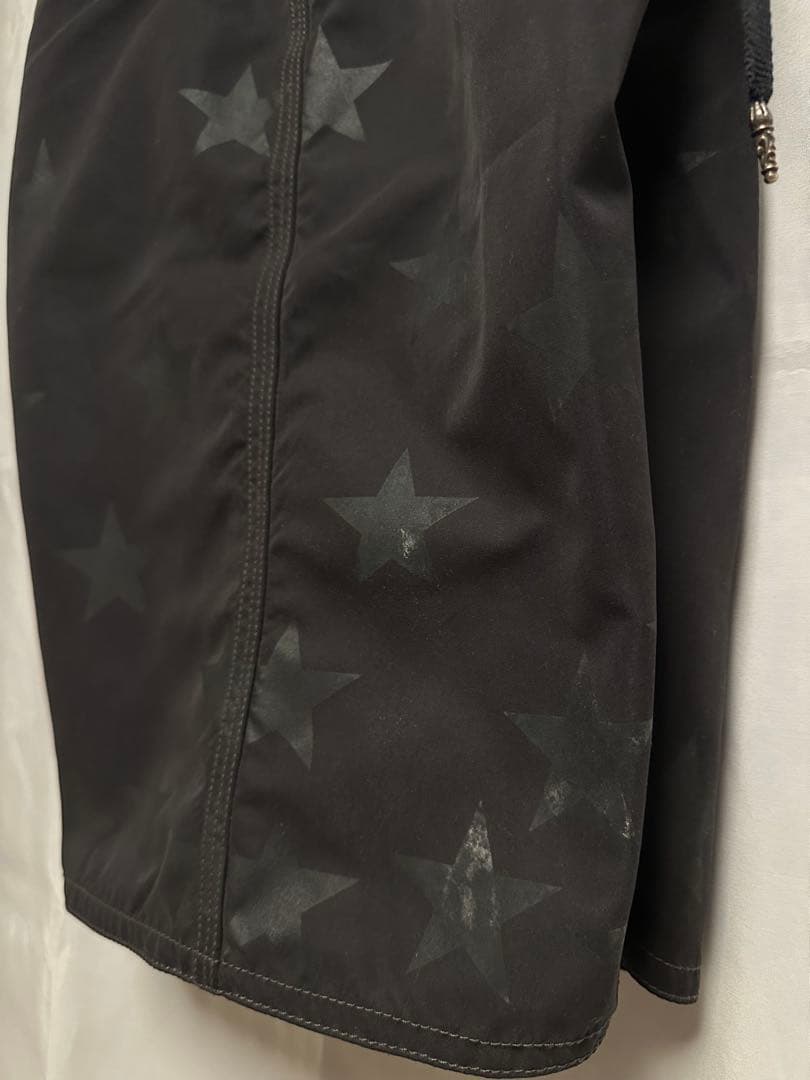 クロムハーツSurf Pants スタープリント柄クロスパッチ ブラック 29
