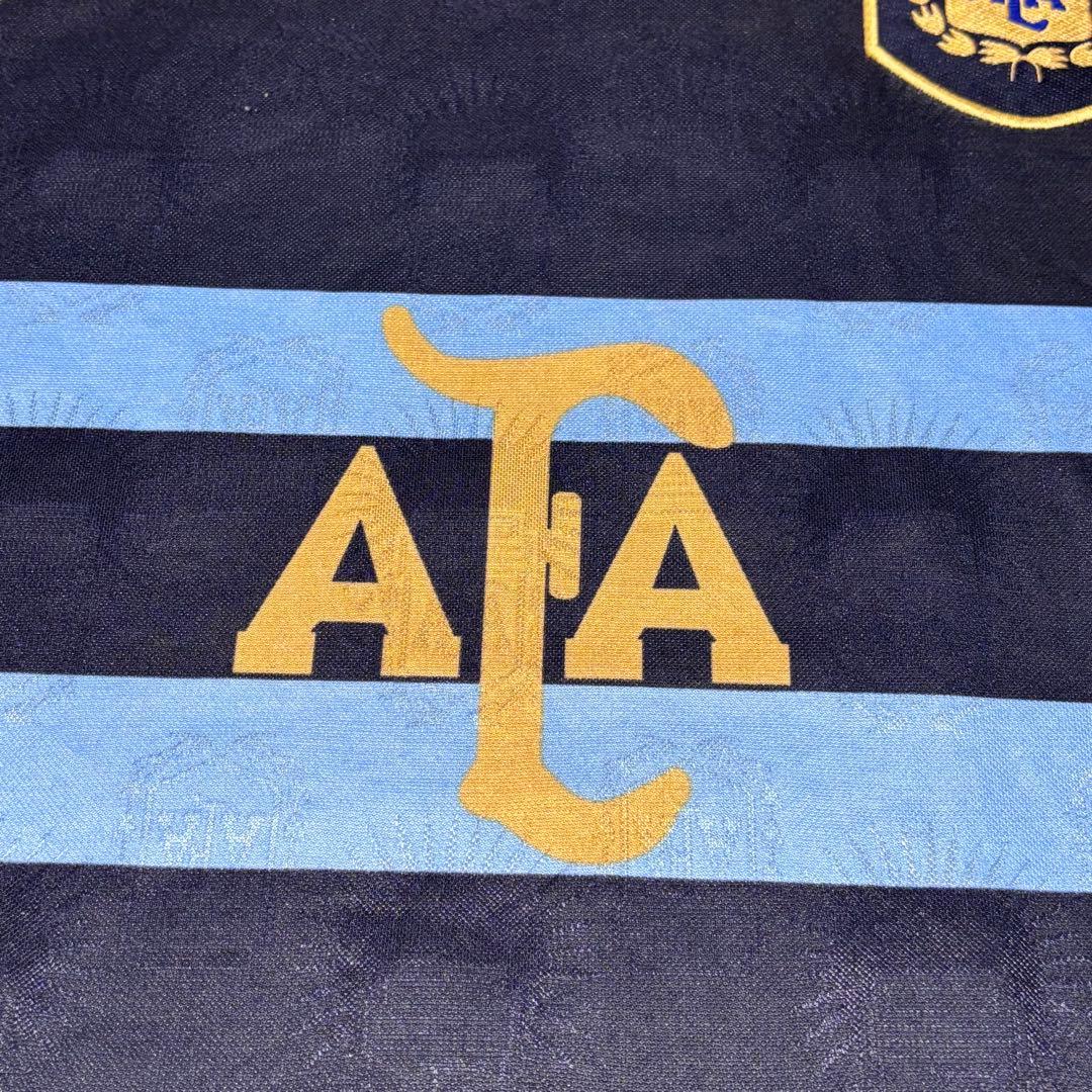 Reebok　サッカーアルゼンチン代表ユニフォーム　アウェイ　英国製　XLサイズ