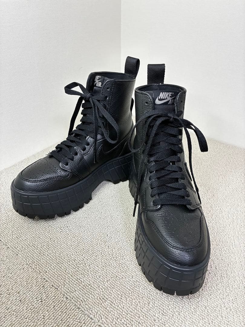 【極美品】ウィメンズ ジョーダン ブルックリン ブーツ 22cm ブラック