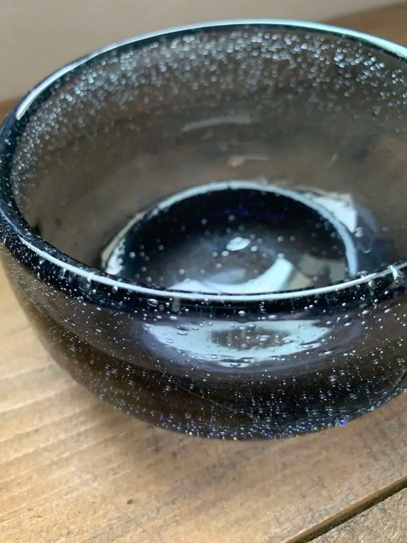 北欧ビンテージ　エリックホグラン　ガラス ボウル　グレー