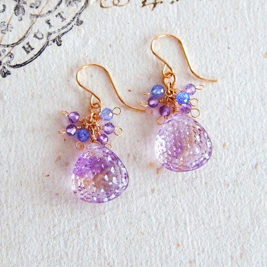 Kaya　グリーンバンデッドオニキス　リーフカービング　14kgf　他1点