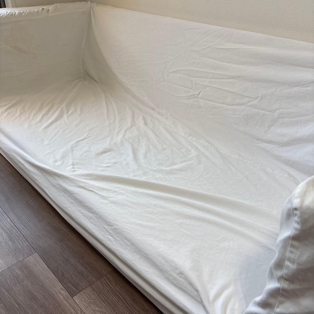 無印良品 ソファ 幅190cm 2〜3人掛け 布製 ホワイト 白色 SOFA