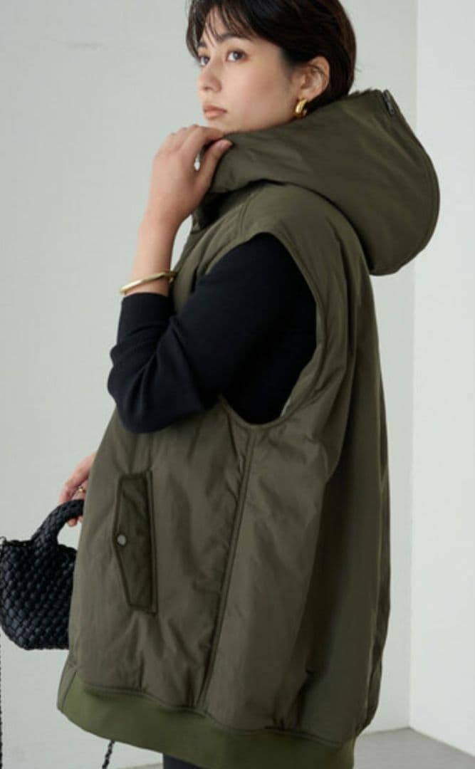 ラウンジドレス　ミリタリージレブルゾン　ベスト