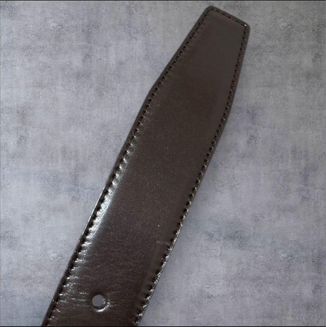 PRADA プラダ ベルト レザー ダークブラウン