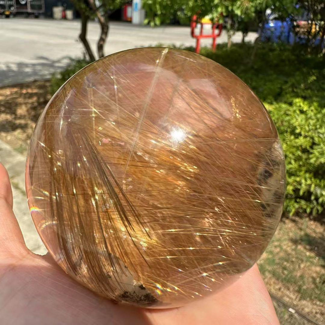 ⭐︎【極上品】タイチンクオーツ 置物 70mm