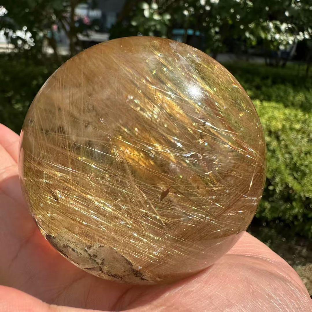 ⭐︎【極上品】タイチンクオーツ 置物 70mm