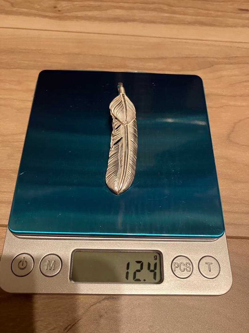 ゴローズ　上銀特大フェザー左向き＋太角チェーン＋オールドフック＋太陽メタルセット