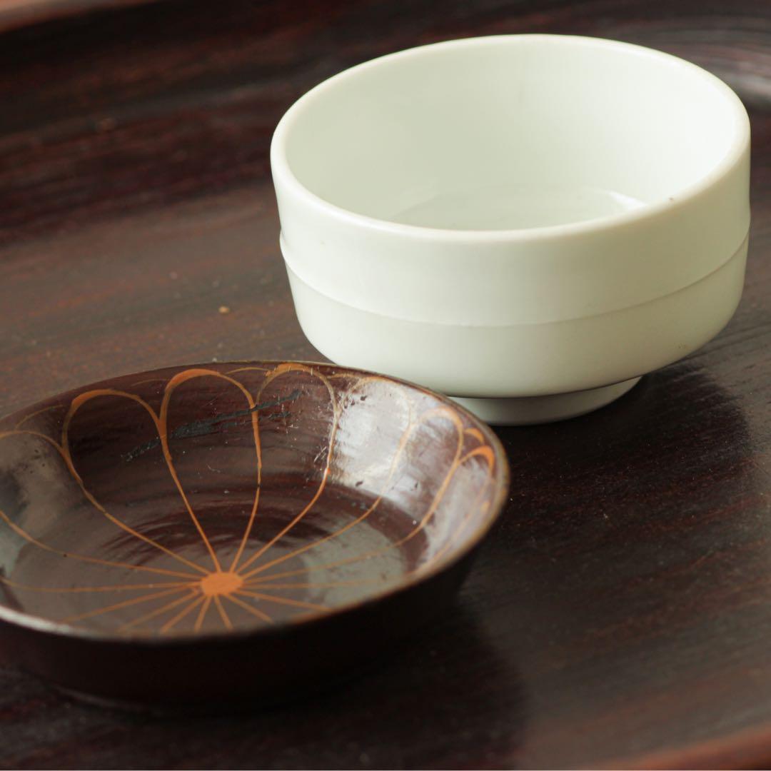 古伊万里　伊万里　江戸　胴紐　半筒　白磁　猪口　酒器　【おまけ付き】