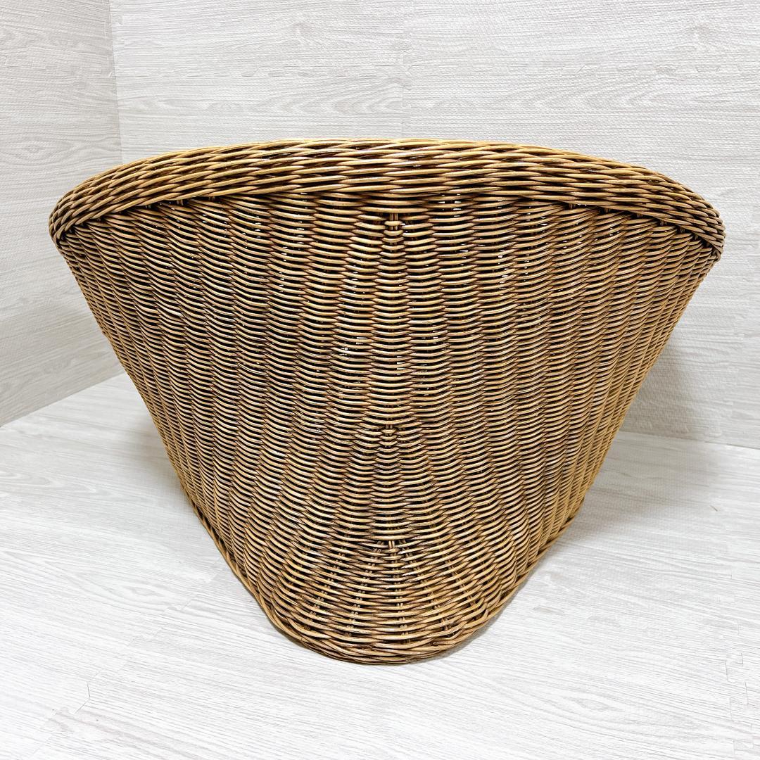 【良品✨送料無料】天然素材 ラタン（籐）瞑想座椅子 あぐらチェア ヨガ座椅子