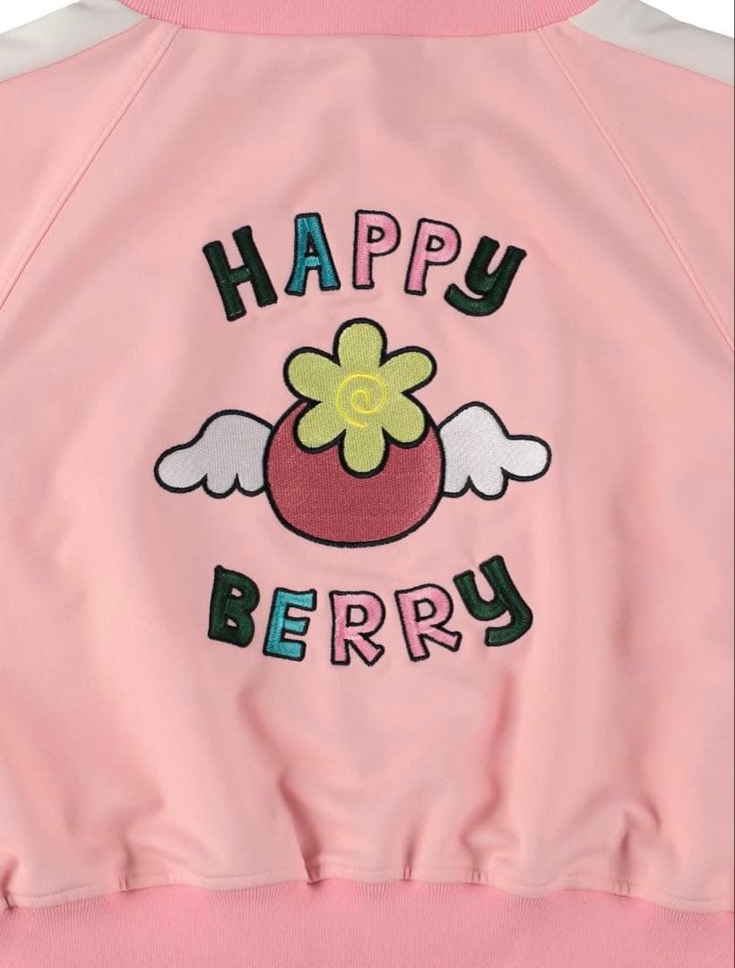 HAPPY BERRY × HEIHEI トラックジャケット ピンク