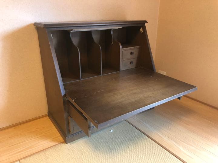 【お写真追加しました☆】和アンティーク机・棚