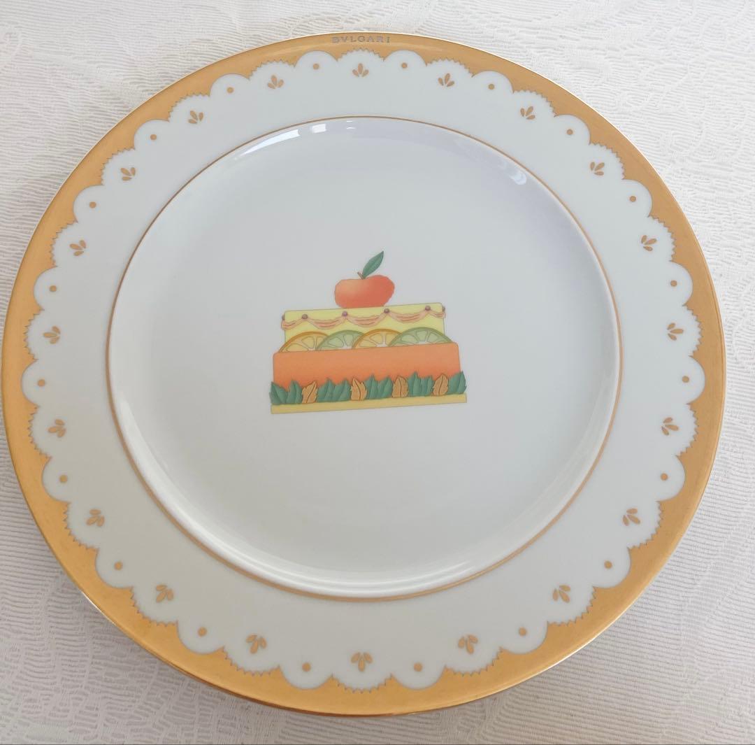 ブルガリ　dolci deco プレート　22.5センチ ローゼンタール製