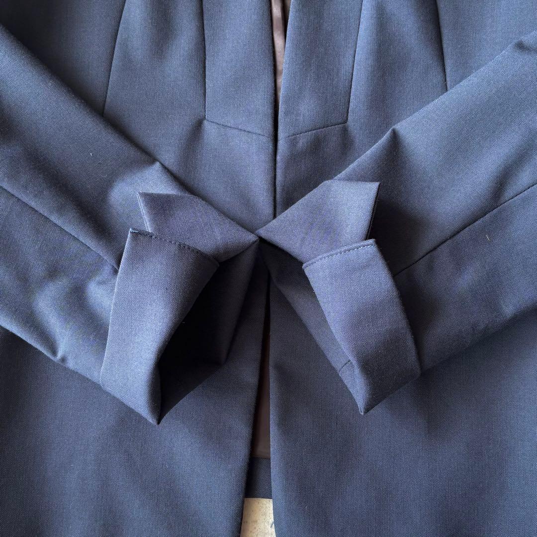 人気✨グリーンレーベルリラクシング カチリラ パンツスーツ 紺 38/36