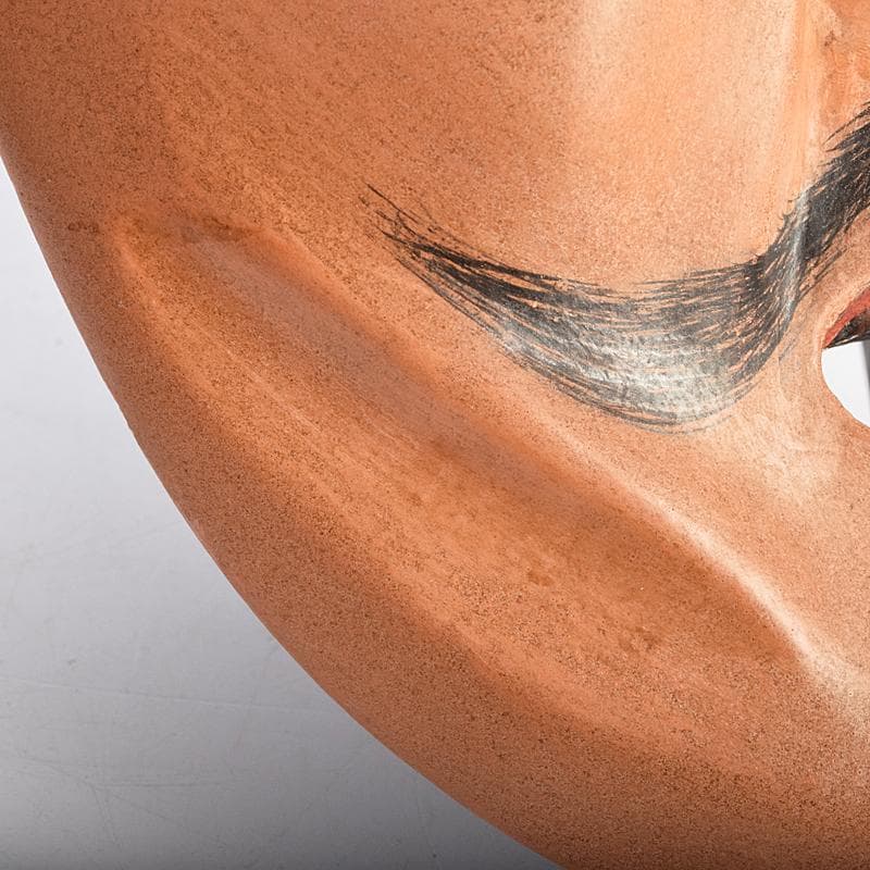 能面　能楽　雅楽　木彫　怪士　V　R9493