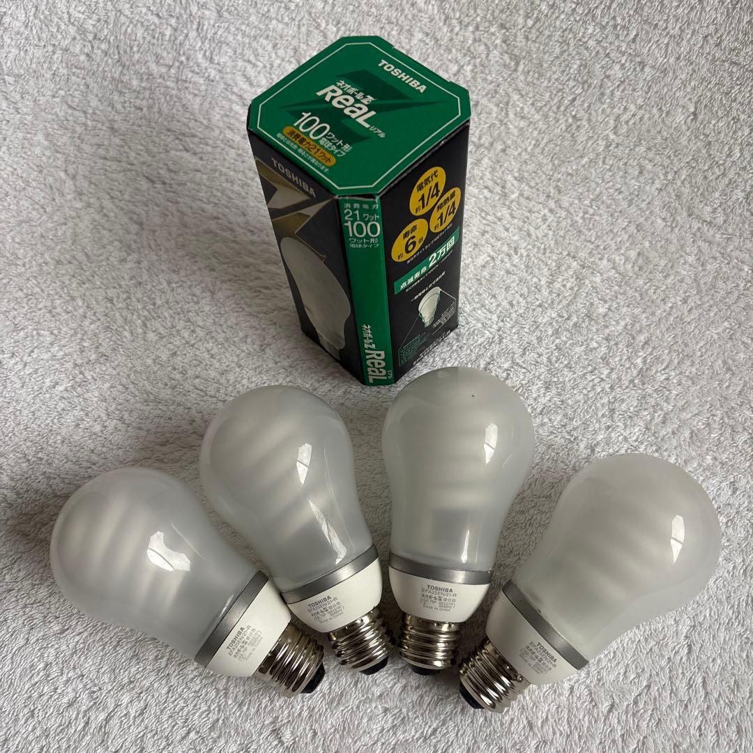 ★☆TOSHIBA ネオボールZ 100形電球タイプ E26 ４個セット②★☆