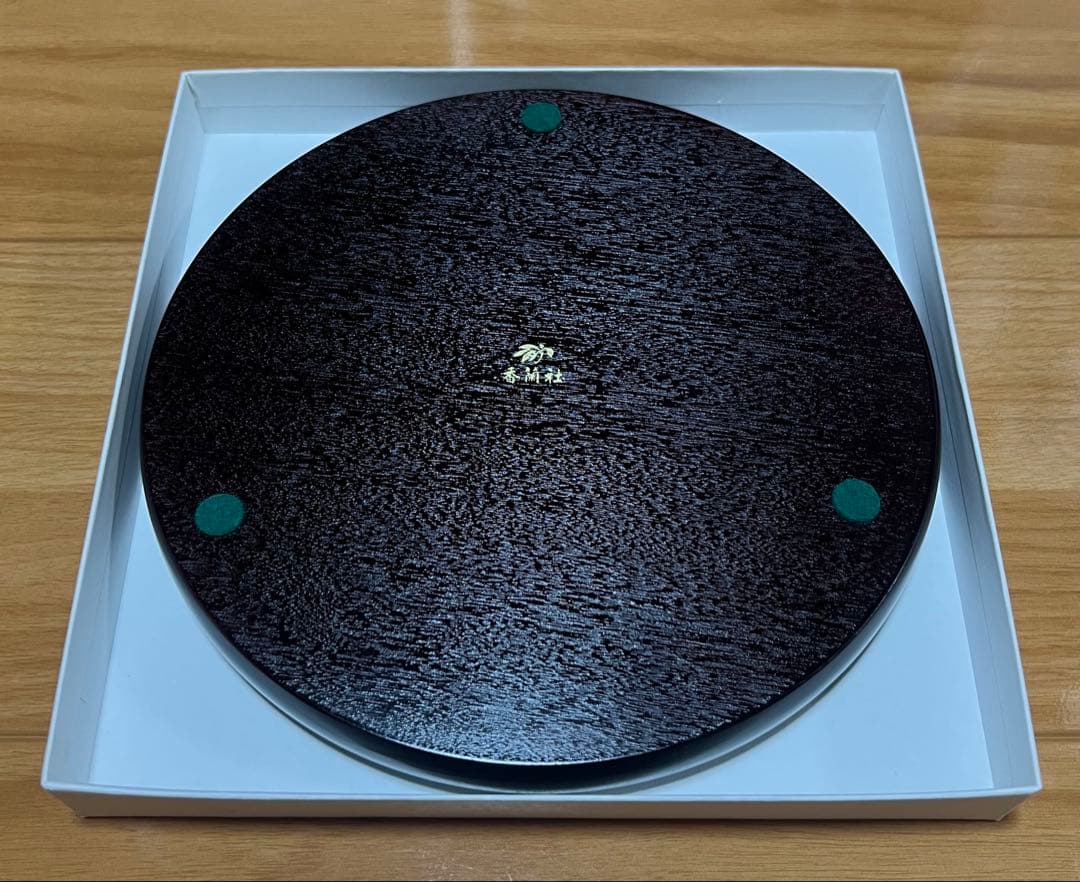 香蘭社　洋蘭　花瓶（専用木製花台付き）