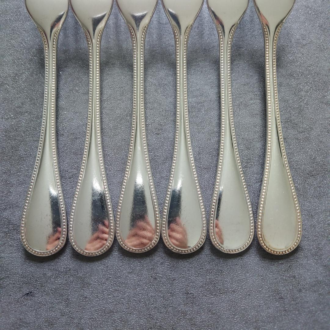 希少 クリストフル パール デザートフォーク 6点