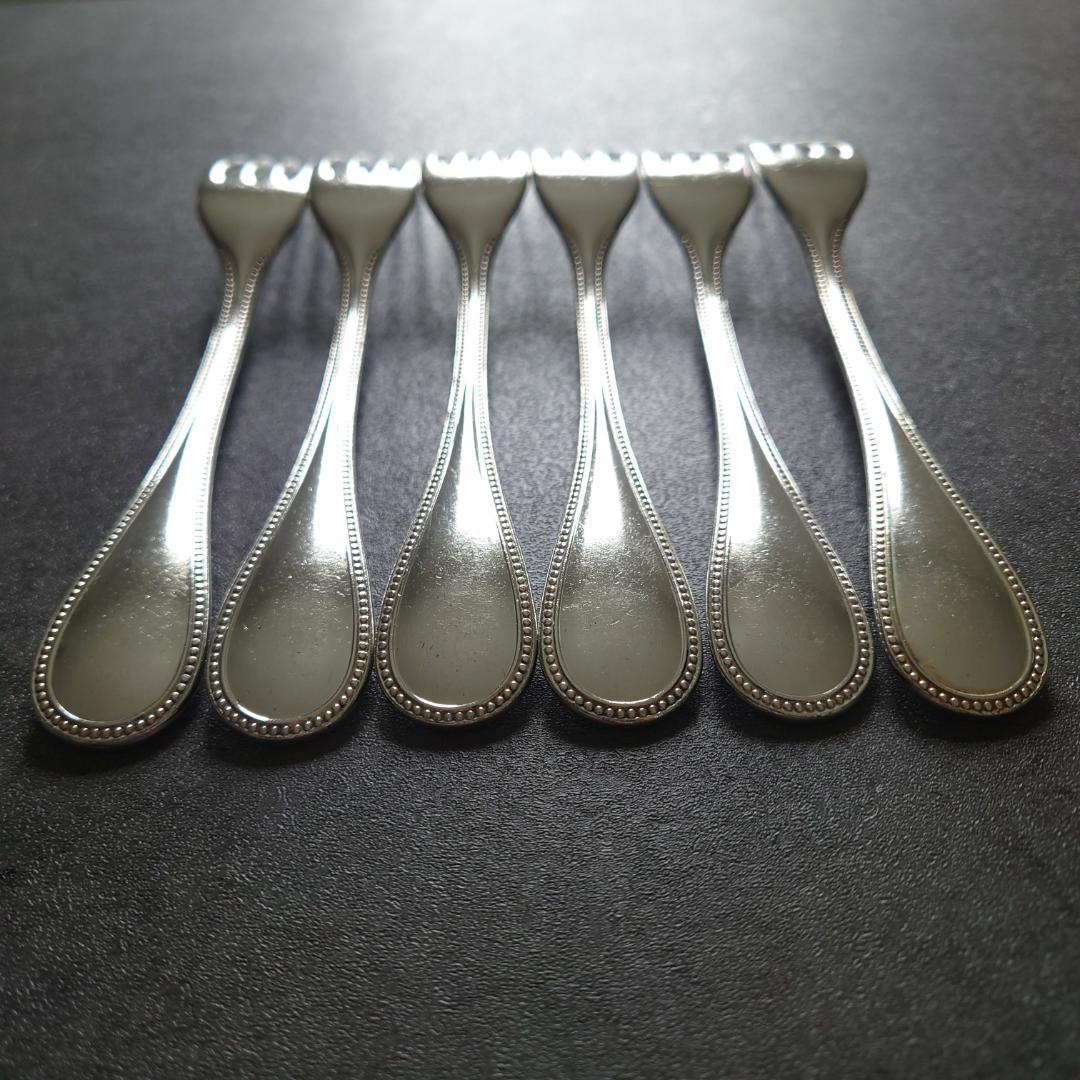 希少 クリストフル パール デザートフォーク 6点