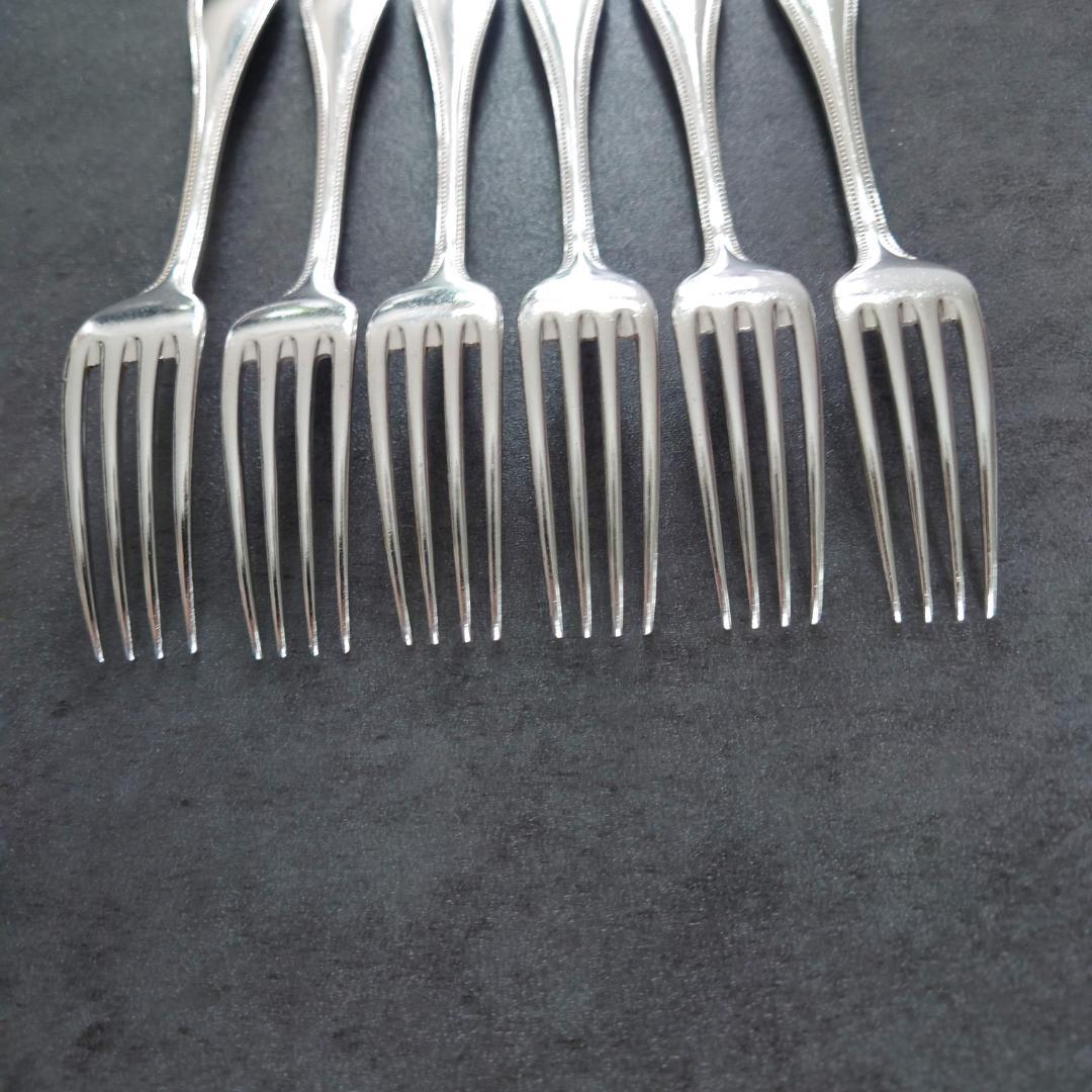 希少 クリストフル パール デザートフォーク 6点