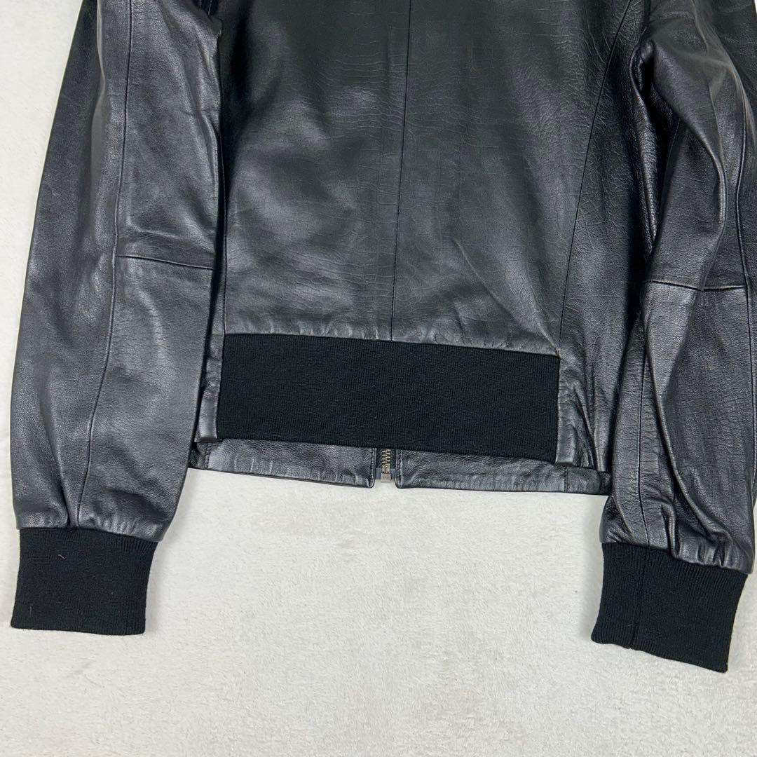 極希少♡ポールスミス ラムレザージャケット マルチカラー ブルゾン 大きい40