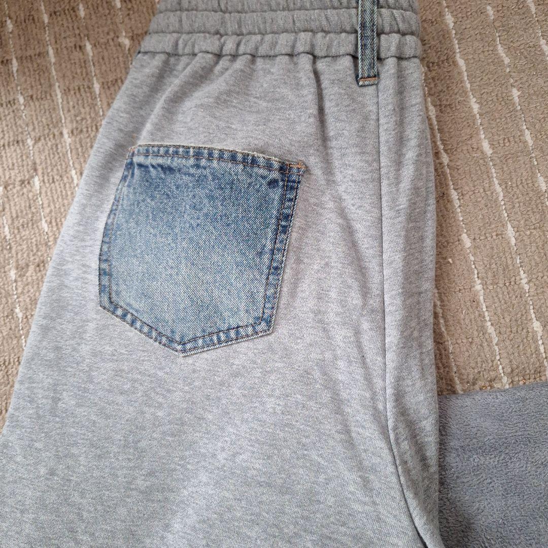 ジーナシス スウェットドッキングデニム