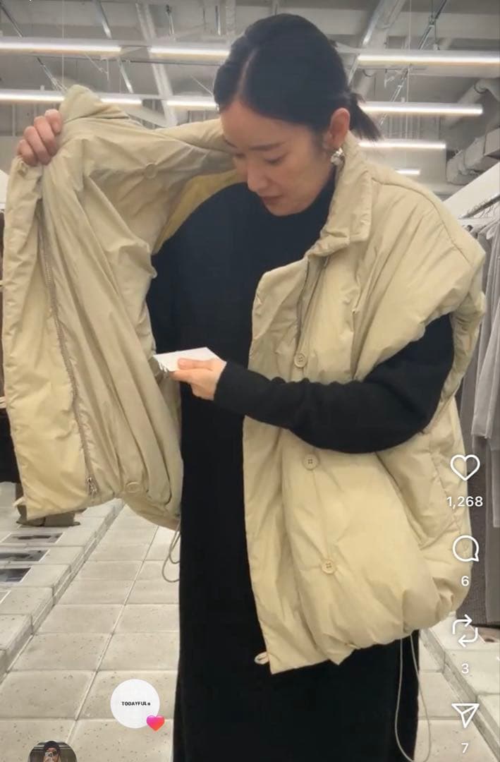 アンヌーク*Volume Over Vest*新品38サイズ