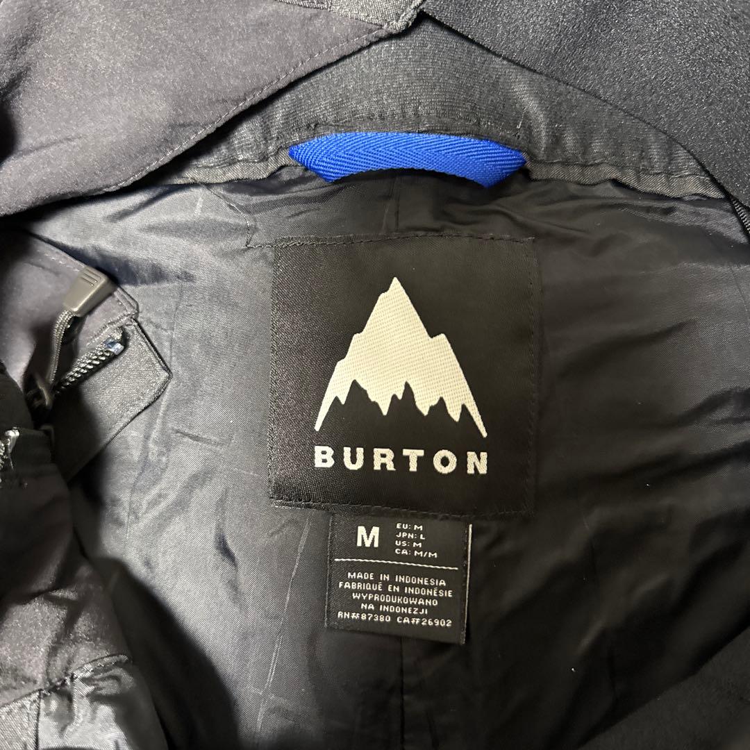 BURTON ブラック スキー・スノーボード ビブパンツ