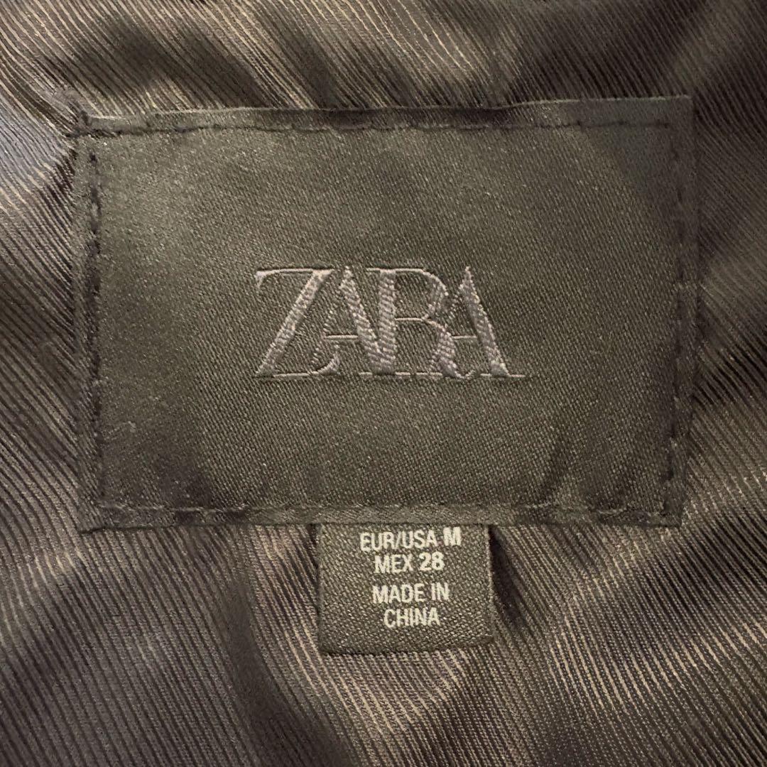 【新品】 ZARA フェイクレザージャケット M YSL