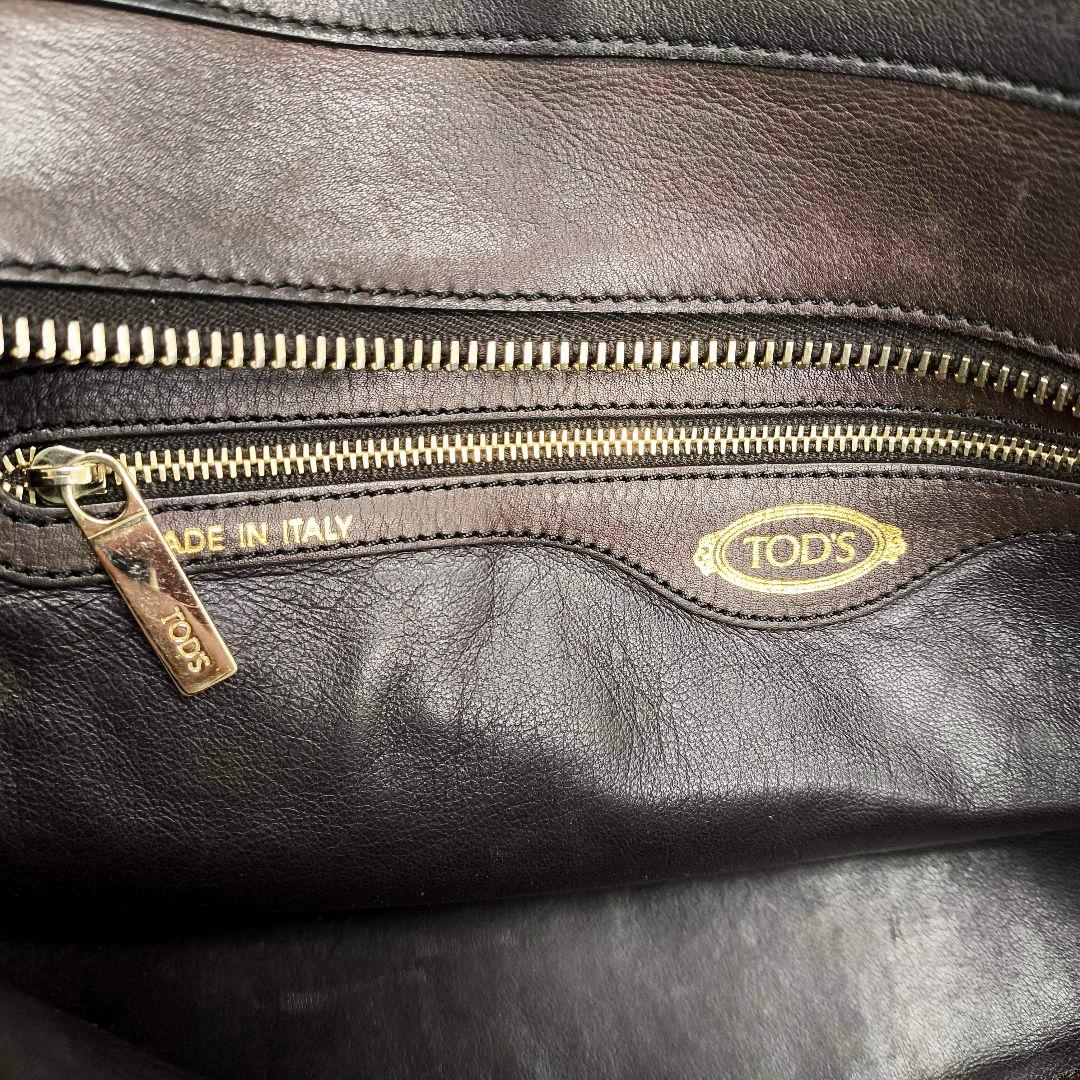 美品 トッズ トートバッグ A4収納 TODS レザー TOD'S