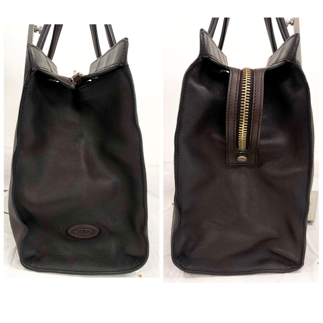 美品 トッズ トートバッグ A4収納 TODS レザー TOD'S