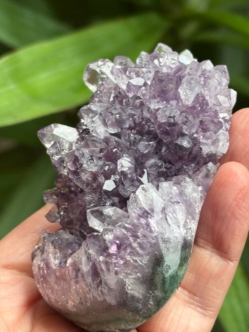 ウルグアイ産フラワーアメジスト211g ハイクオリティ　綺麗　天然石