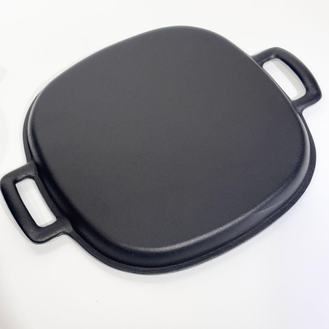 新品・未使用品！岩鋳 Iwachu 両手万能鍋 黒焼付 IH対応 南部鉄器