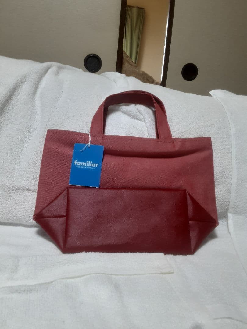 新品タグ付き　ファミリアミニデニムバック「待ちあわせ」