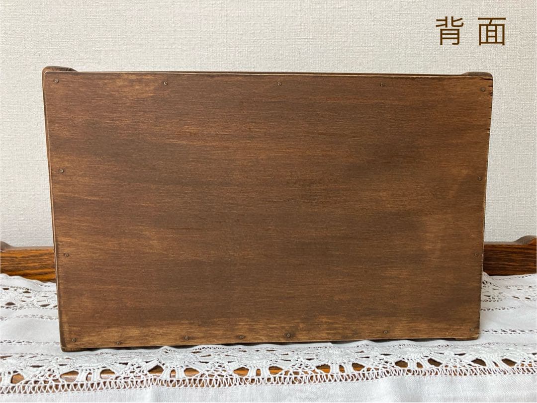 ロシア雑貨☆『ナナカマド』木製収納box ガリーナ作 マトリョーシカ リャビーナ