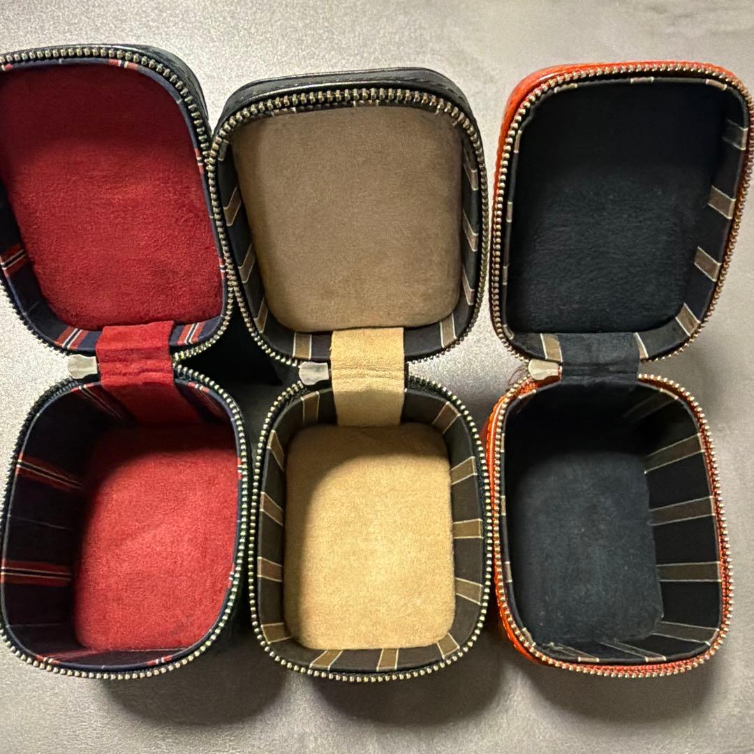 DUCT 腕時計ケース ウォッチケース 本革 イタリア製 バケッタレザー ３個