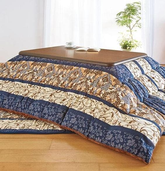 youta88様あったかふっくらこたつ布団5点セット 120×80用 ネイビー