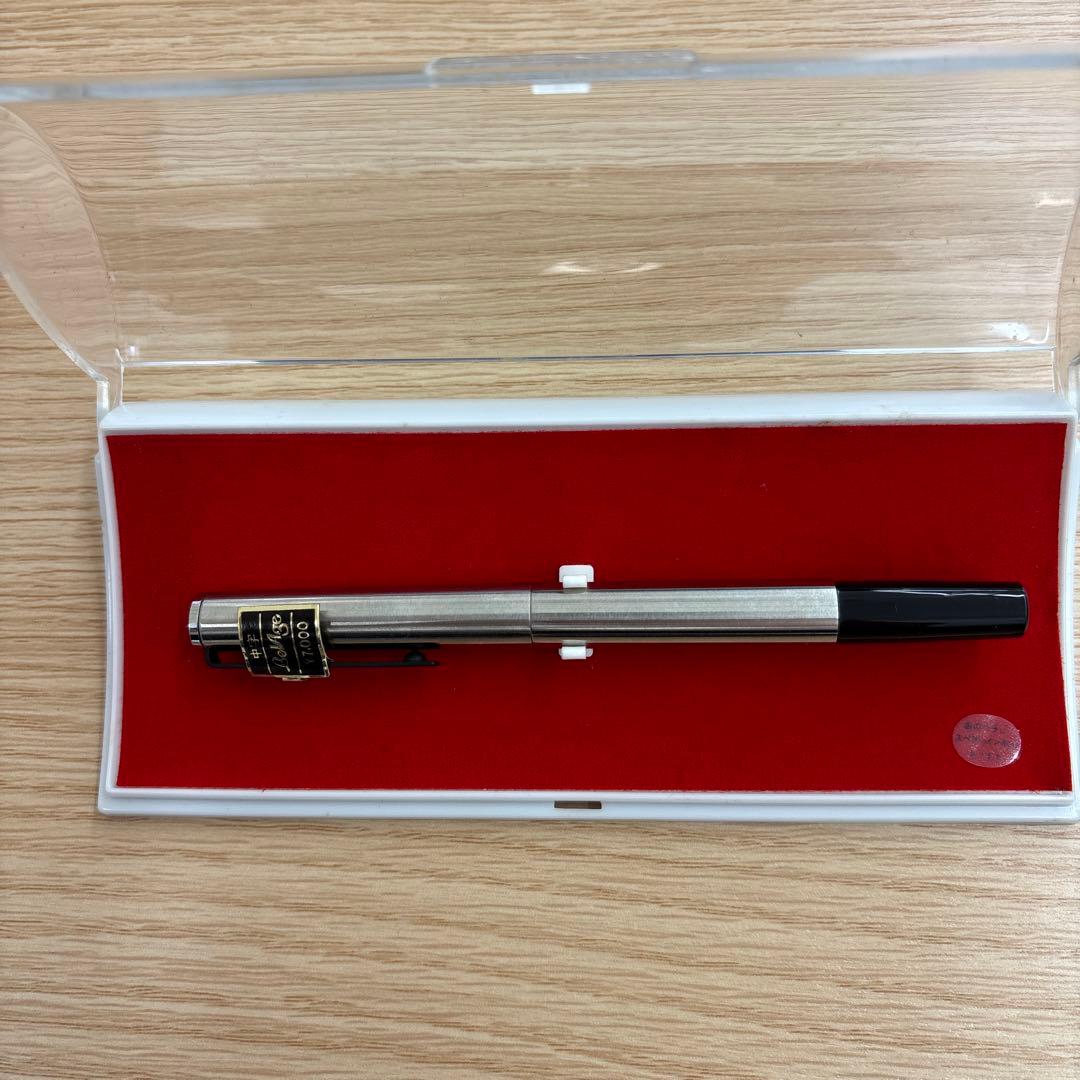 PLATINUM プラチナ 万年筆 ベラージュ ステンレス 14KWG/中字